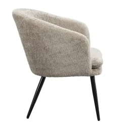 Fauteuils-Leen Bakker Fauteuil Cloe - stof - beige