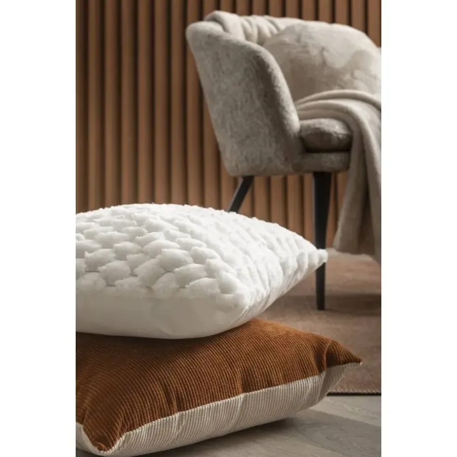 Fauteuils-Leen Bakker Fauteuil Cloe - stof - beige