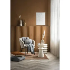 Fauteuils-Leen Bakker Fauteuil Cloe - stof - beige