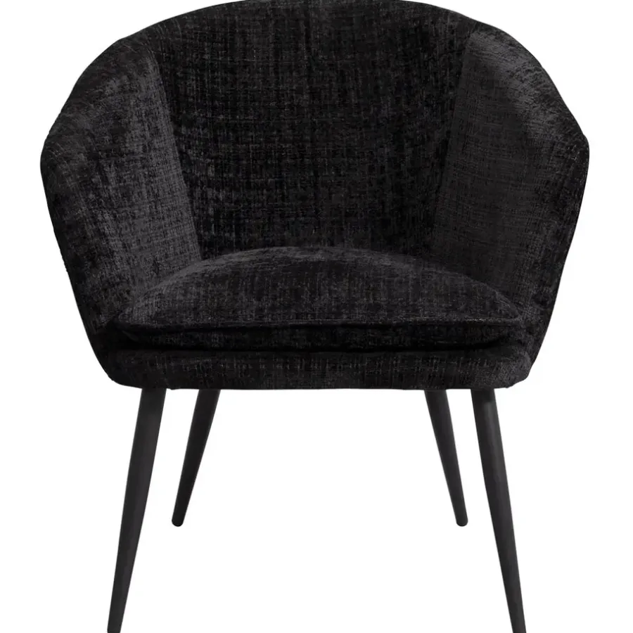 Leen Bakker Fauteuil Cloe - stof - zwart