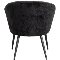 Leen Bakker Fauteuil Cloe - stof - zwart