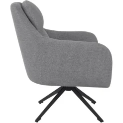 Giga Meubel Fauteuil Draaibaar - Stof Taupe - 75x70x85cm - Matthias
