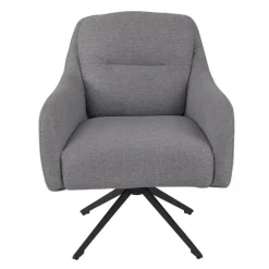 Giga Meubel Fauteuil Draaibaar - Stof Taupe - 75x70x85cm - Matthias