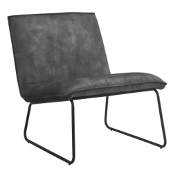 HomeMixx Fauteuil James - Velvet Antraciet