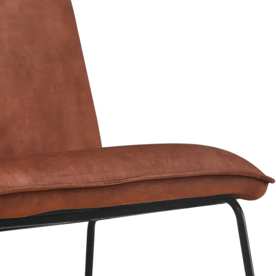 HomeMixx Fauteuil James - Velvet Roest