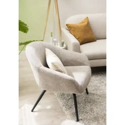Fauteuils-Leen Bakker Fauteuil Lieke - beige