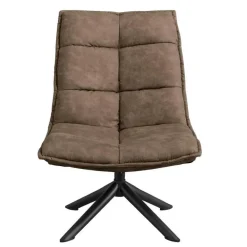 HomeMixx Fauteuil Lucas - Microleder Taupe