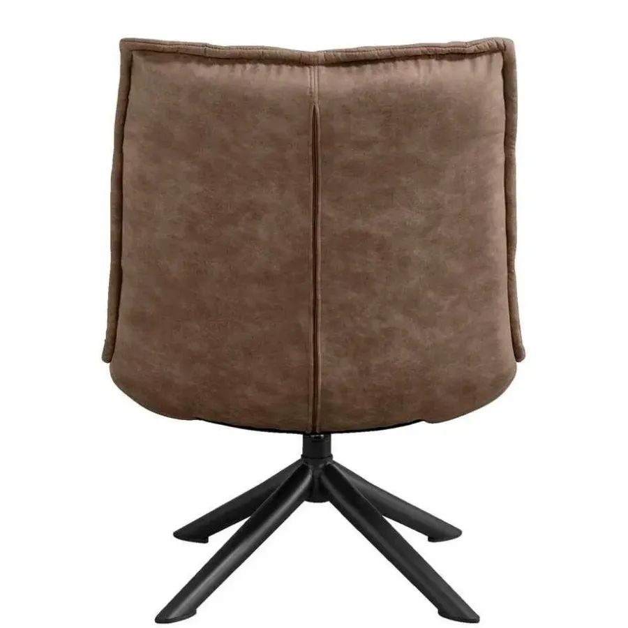 HomeMixx Fauteuil Lucas - Microleder Taupe