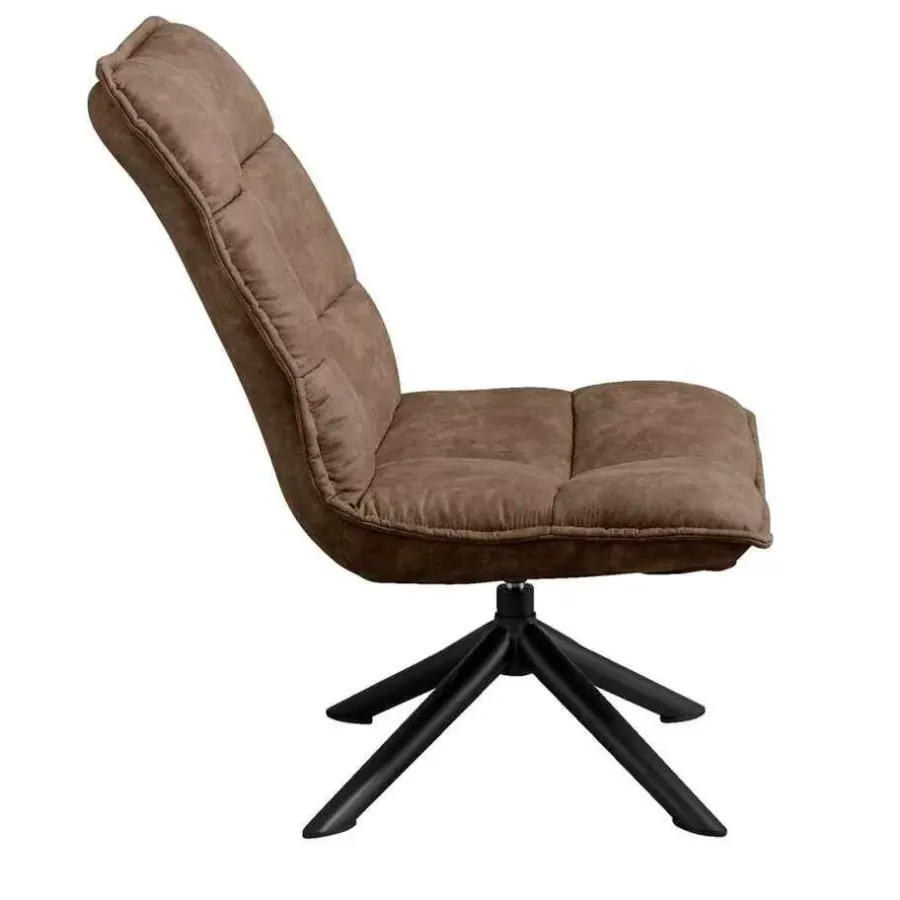 HomeMixx Fauteuil Lucas - Microleder Taupe