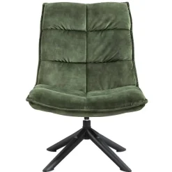 Fauteuils-HomeMixx Fauteuil Lucas - Velvet Mosgroen