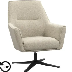Leen Bakker Fauteuil Nilesto - zand