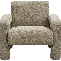 Leen Bakker Fauteuil Puck - bruin melange