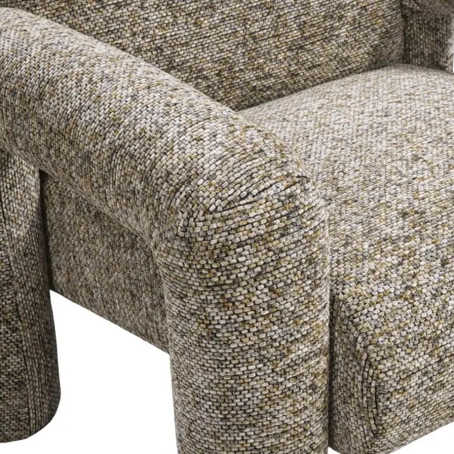 Leen Bakker Fauteuil Puck - bruin melange