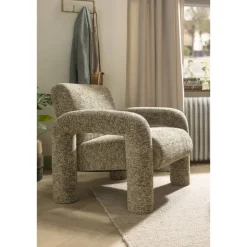 Leen Bakker Fauteuil Puck - bruin melange