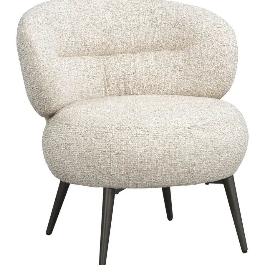 Leen Bakker Fauteuil Rolf - stof - beige