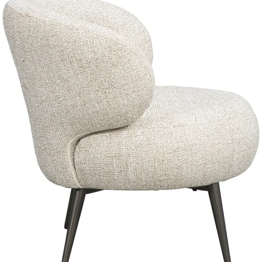Leen Bakker Fauteuil Rolf - stof - beige