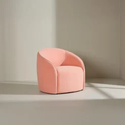 Fauteuils-Fjôrd Fauteuil Roze Stof - 79x70x69cm - Neo