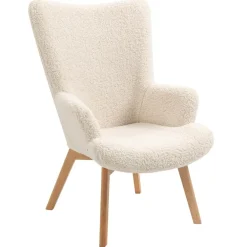 Nordlys Fauteuil van massief hout en witte lussen