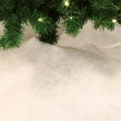 Feeric lights & Christmas Feeric Christmas kerstboomrok - wit - 100 cm - polyester - rond