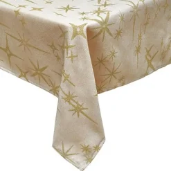 Tafelkleden-Feeric lights & Christmas Feeric Christmas Tafelkleed - beige - sterren - 140 x 360 cm