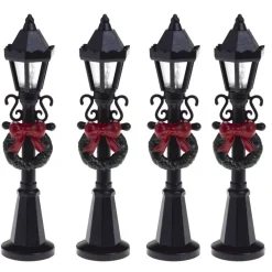 Feeric lights & Christmas Feeric lights and christmas miniatuur lantaarns - 4x st- 10 cm