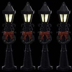 Feeric lights & Christmas Feeric lights and christmas miniatuur lantaarns - 4x st- 10 cm