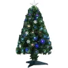Feeric lights & Christmas Feeric Lights Fiber kerstboom- met licht/piek - 90 cm - 74 leds