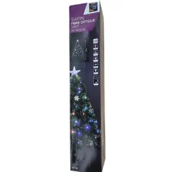 Feeric lights & Christmas Feeric Lights Fiber kerstboom- met licht/piek - 90 cm - 74 leds