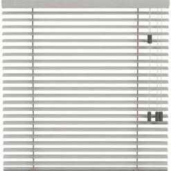 Houten Jaloezieën Op Maat-Fenstr bamboe jaloezie Miami 50mm - lichtgrijs (20018)