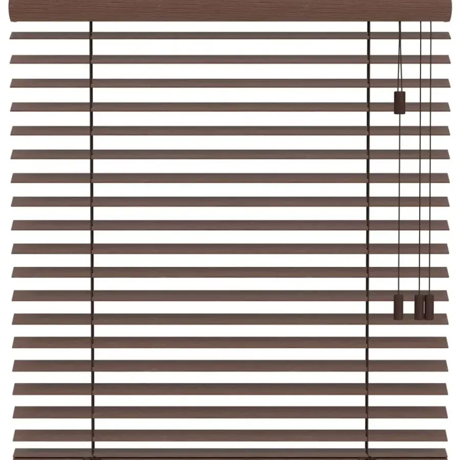 Houten Jaloezieën Op Maat-Fenstr bamboe jaloezie Tahiti 65mm - cacao bruin (30502)