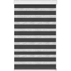 Duo-Rolgordijnen Kant En Klaar-Fenstr duo-rolgordijn antraciet - 90x240 cm