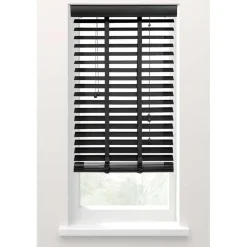 Fenstr jaloezie hout 50 mm zwart - 160x220 cm