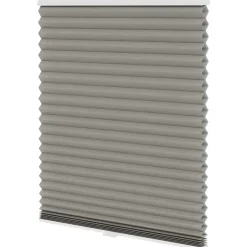Plisségordijnen Op Maat-Fenstr plisségordijn Chicago dubbel 45mm verduisterend - taupe (30027)