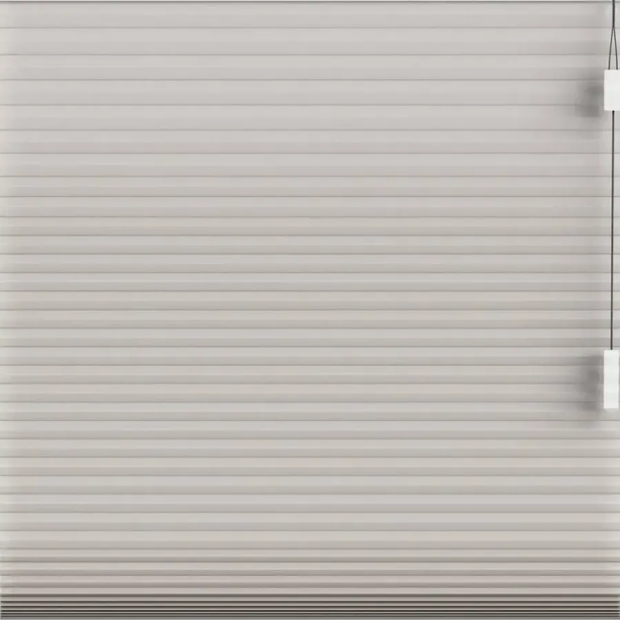 Fenstr plisségordijn Montreal dubbel 25mm lichtdoorlatend - taupe (30019)