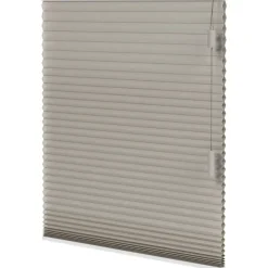 Fenstr plisségordijn Montreal dubbel 25mm verduisterend - taupe (30023)