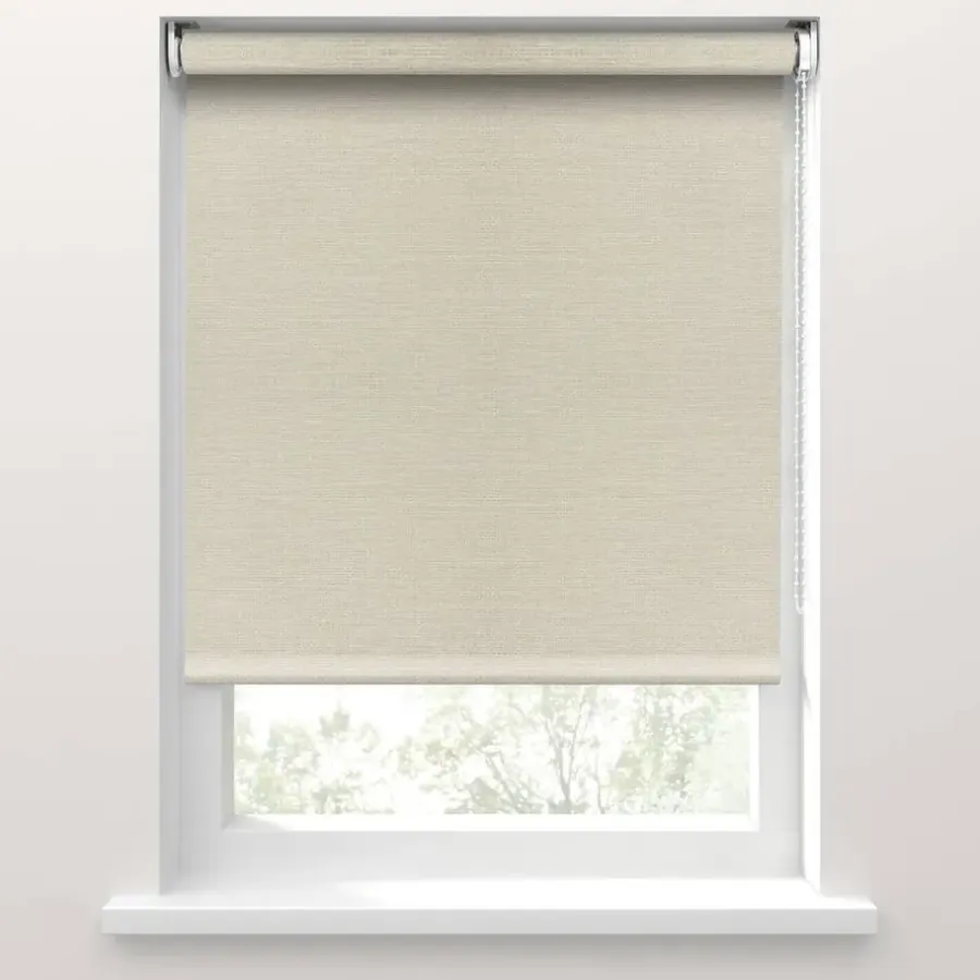 Rolgordijnen Op Maat-Fenstr rolgordijn Lucca lichtdoorlatend - beige (25018)