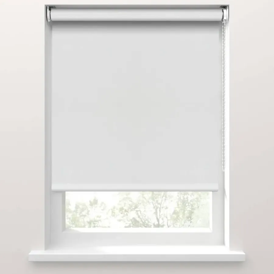 Rolgordijnen Op Maat-Fenstr rolgordijn Rimini screen - wit (10028)