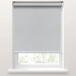 Fenstr rolgordijn Rimini screen - wit grijs (10029)
