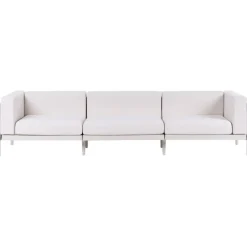 Leen Bakker FERRETTI - Tuinbank 3-zits - Lichtbeige - Synthetisch