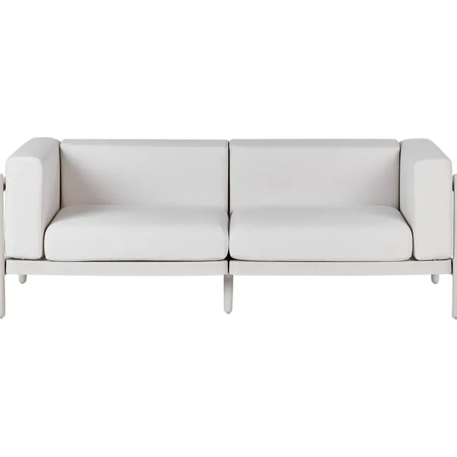 Loungebanken-Leen Bakker FERRETTI - Tuinbank 2-zits - Lichtbeige - Synthetisch