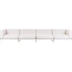 Leen Bakker FERRETTI - Tuinbank 4-zits - Lichtbeige - Synthetisch