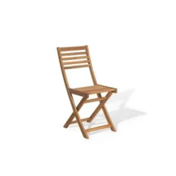 Beliani FIJI - Bistroset voor 2 - Lichte houtkleur /Groen - Acaciahout