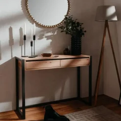 Finori - Wandtafel - Multikleur - Bewerkt hout