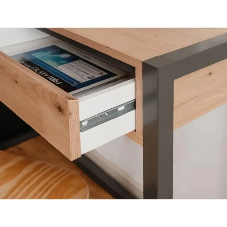 Finori - Wandtafel - Multikleur - Bewerkt hout