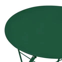 Beliani FIORI - Bistroset voor 2 - Donkergroen - Staal