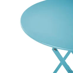 Beliani FIORI - Bistroset voor 2 - Zeeblauw - Staal