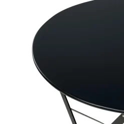 Beliani FIORI - Bistroset voor 2 - Zwart - Staal