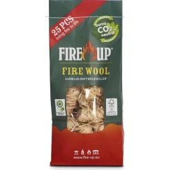 Fire up Fire-Up Barbecue aanmaak houtwolkrullen - 25x - reukloos - niet giftig