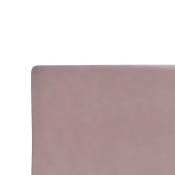 1-Persoons Bedden-Beliani FITOU - Eenpersoonsbed - Lichtroze - 90 x 200 cm - Fluweel