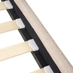 Twijfelaars-Leen Bakker FITOU - Tweepersoonsbed - Beige - 120 x 200 cm - Polyester